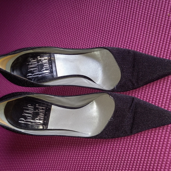 Rodolphe menudier Black Metallic stiletto heels 👠 - Picture 7 of 7